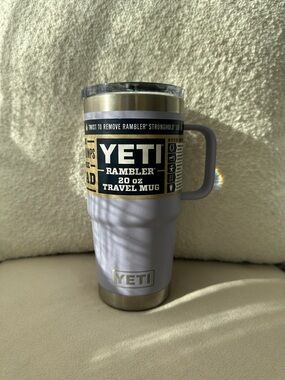 Yeti Rambler 20 oz Travel Mug - Lavender with Handle